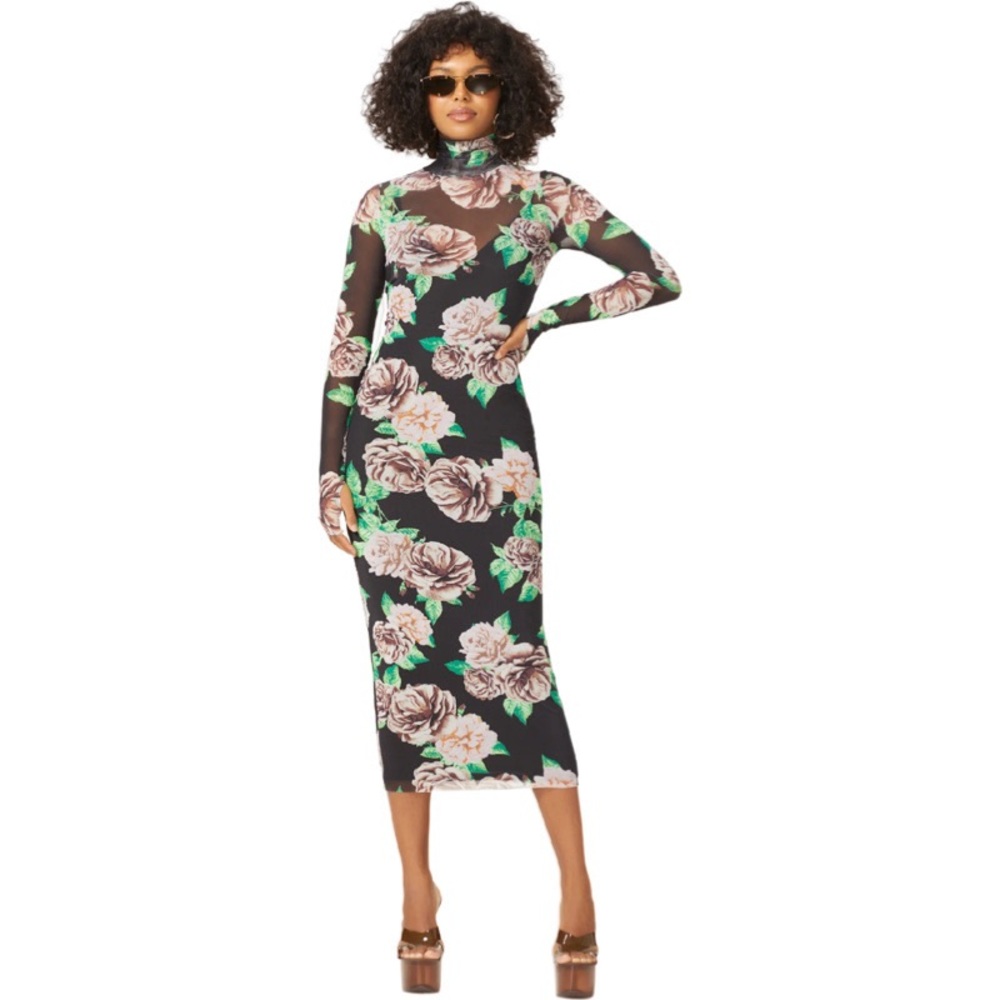 AFRM Shailene Dress - Night Rose